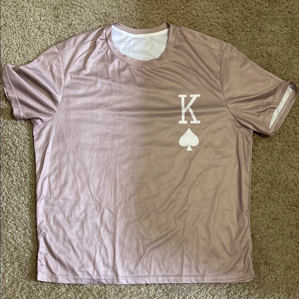 New Light Brown Polyester 2x short set